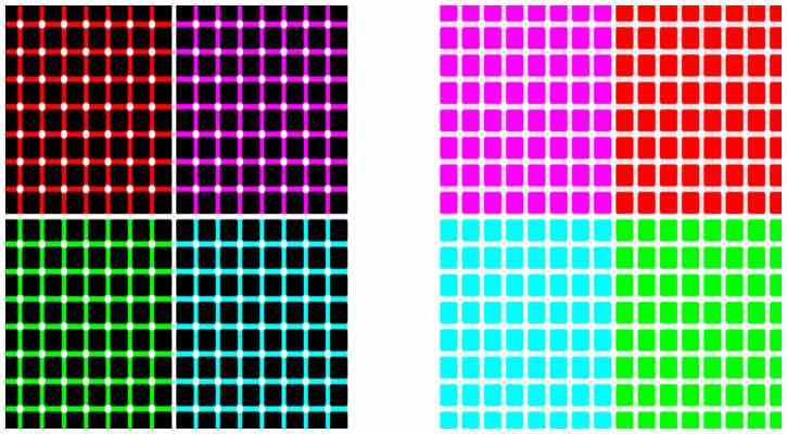 হারম্যান গ্রিড ইল্যুশন: দৃষ্টিভ্রম কেন হয়