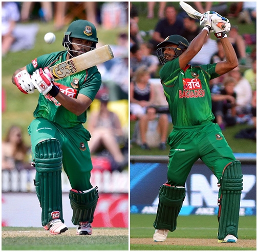 বাংলাদেশ স্পোর্টস প্রেস অ্যাসোসিয়েশনের (বিএসপিএ) বর্ষসেরা ক্রিকেটার রিয়াদ ও তামিম।