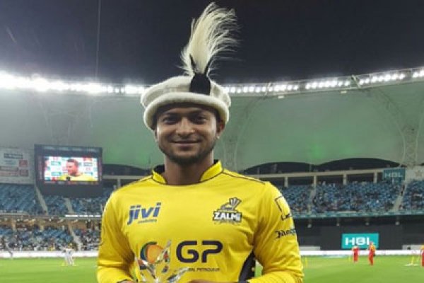 পাকিস্তান সুপার লিগে ম্যাচসেরা হয়ে যা বললেন সাকিব