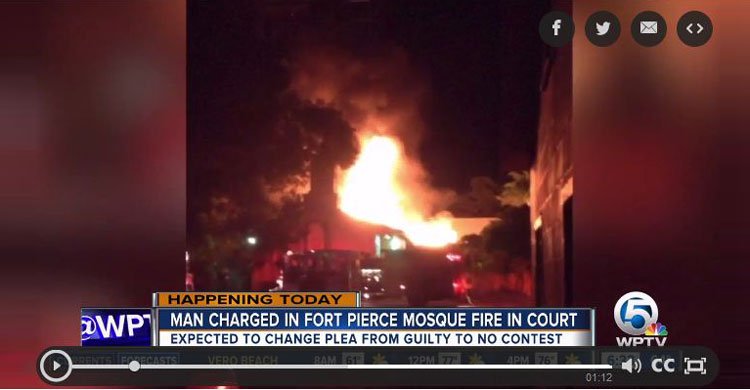 যুক্তরাষ্ট্রে আবারও মসজিদে অগ্নিসংযোগ