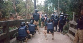 মৌলভীবাজারে জঙ্গি আস্তানায় গ্রেনেড বিস্ফোরণ, গোলাগুলি