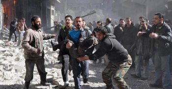 নামাজ পড়া অবস্থায় সিরিয়ায় মসজিদে বিমান হামলা, প্রাণ গেলো কমপক্ষে ৪৪ মুসল্লির