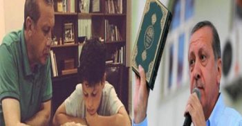 ভোর-রাতে নাতীকে কুরআন শিক্ষা দিচ্ছেন এরদোগান