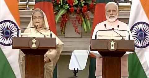 মোদি-হাসিনা বৈঠক: ২২ চুক্তি ও ৪ সমঝোতা স্মারক সই