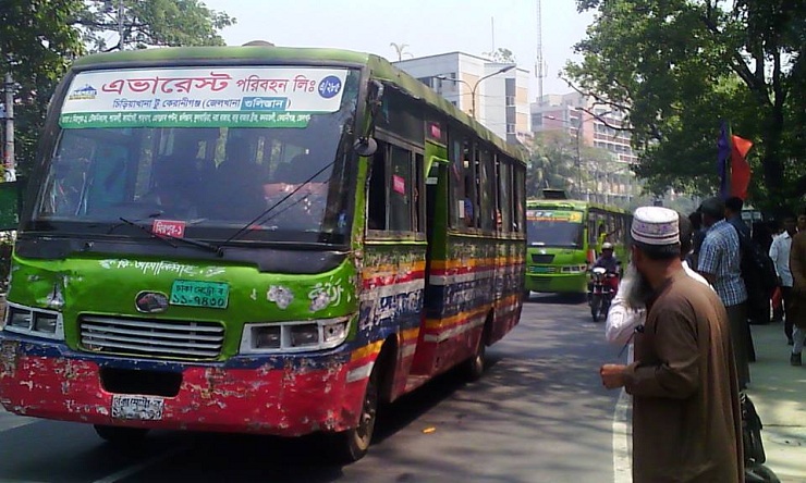 বন্ধ রাখা বাসের তালিকা করছে বিআরটিএ