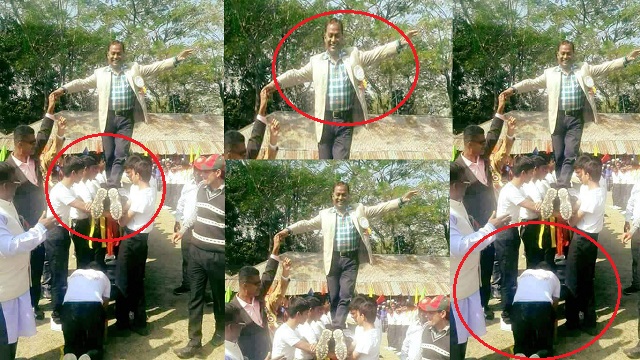 বরখাস্ত হচ্ছেন শিক্ষার্থীদের শরীরের ওপর দিয়ে হাঁটা উপজেলা চেয়ারম্যান