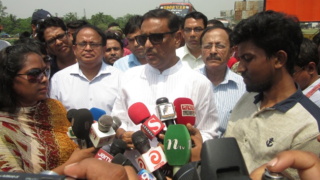 তিস্তা চুক্তির খসড়া প্রস্তুত, শুধু অনুমোদনের অপেক্ষা : ওবায়দুল কাদের