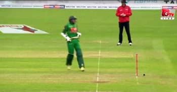 সৌম্যর ‘পেরিস্কোপ’ দেখে আম্পায়ারও মুগ্ধ