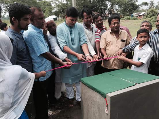 “ফুলগাজীর আনন্দপুর উচ্চ বিদ্যালয়ের নতুন ভবন উদ্বোধন করেন হারুন মজুমদার”