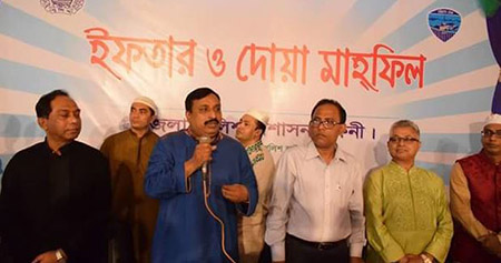 ফেনীতে জেলা পুলিশ প্রশাসনের ইফতার মাহফিল