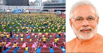 ঢাকাতে যোগ দিবস উদযাপন: মোদীর শুভেচ্ছা