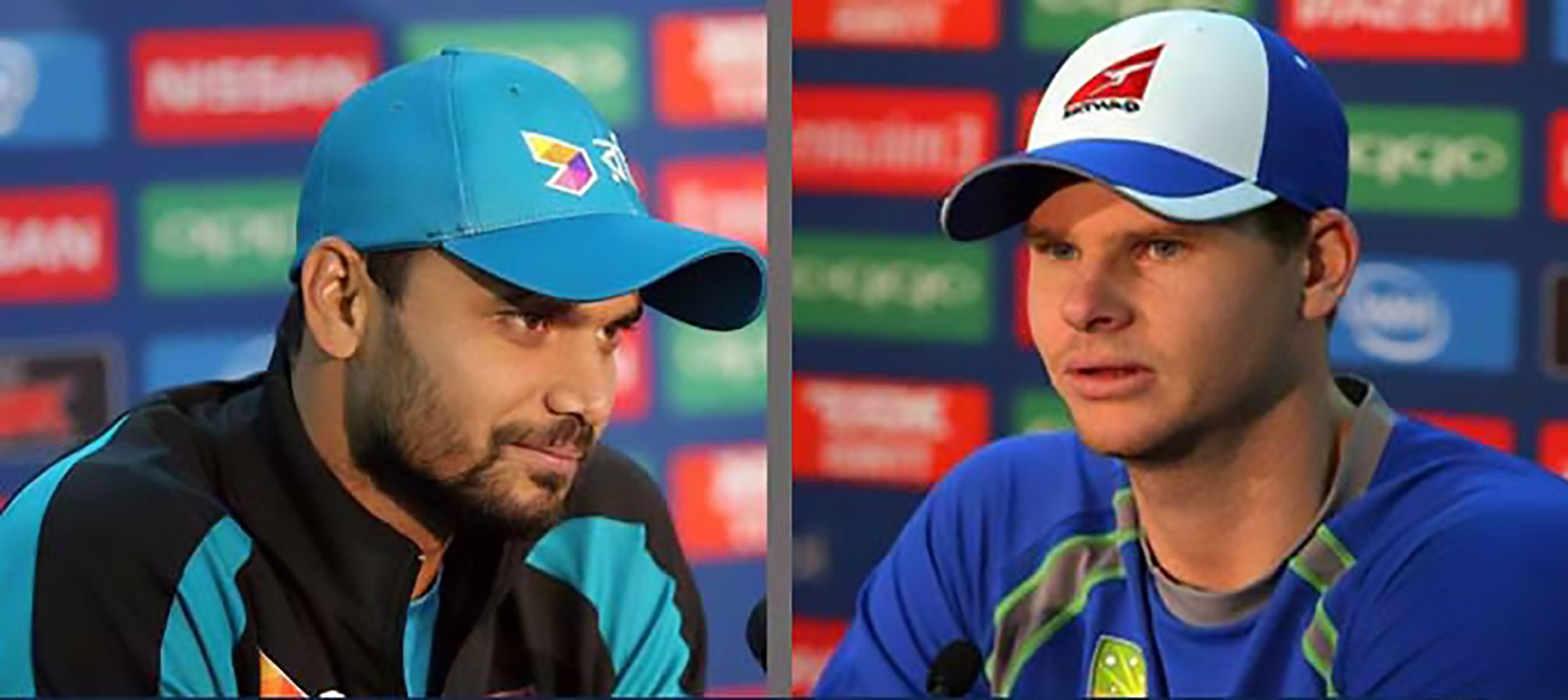 মাশরাফি তাকিয়ে সাকিবের দিকে