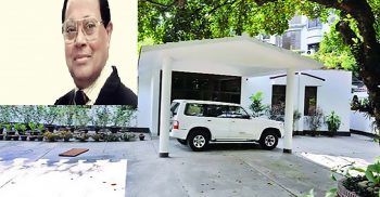 মওদুদের গুলশানের বাড়িতে চলছে উচ্ছেদ অভিযান