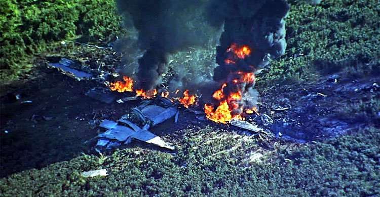 যুক্তরাষ্ট্রে সামরিক বিমান বিধ্বস্ত: নিহত ১৬