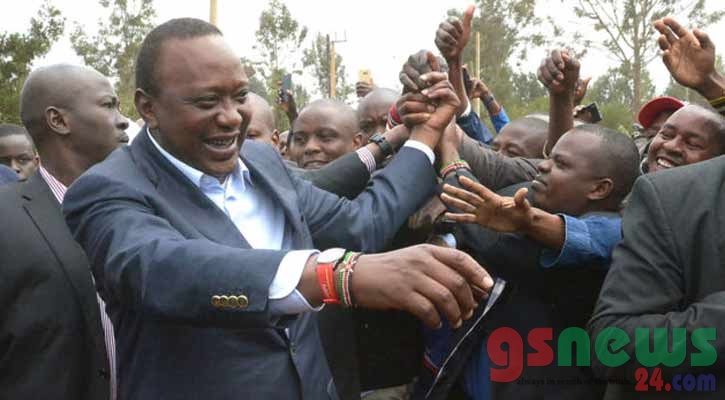 রেললা ওডিংহাকে পরাজিত করে পুনর্বার কেনিয়ার প্রেসিডেন্ট নির্বাচিত হয়েছেন উহুরু কেনিয়াটা।