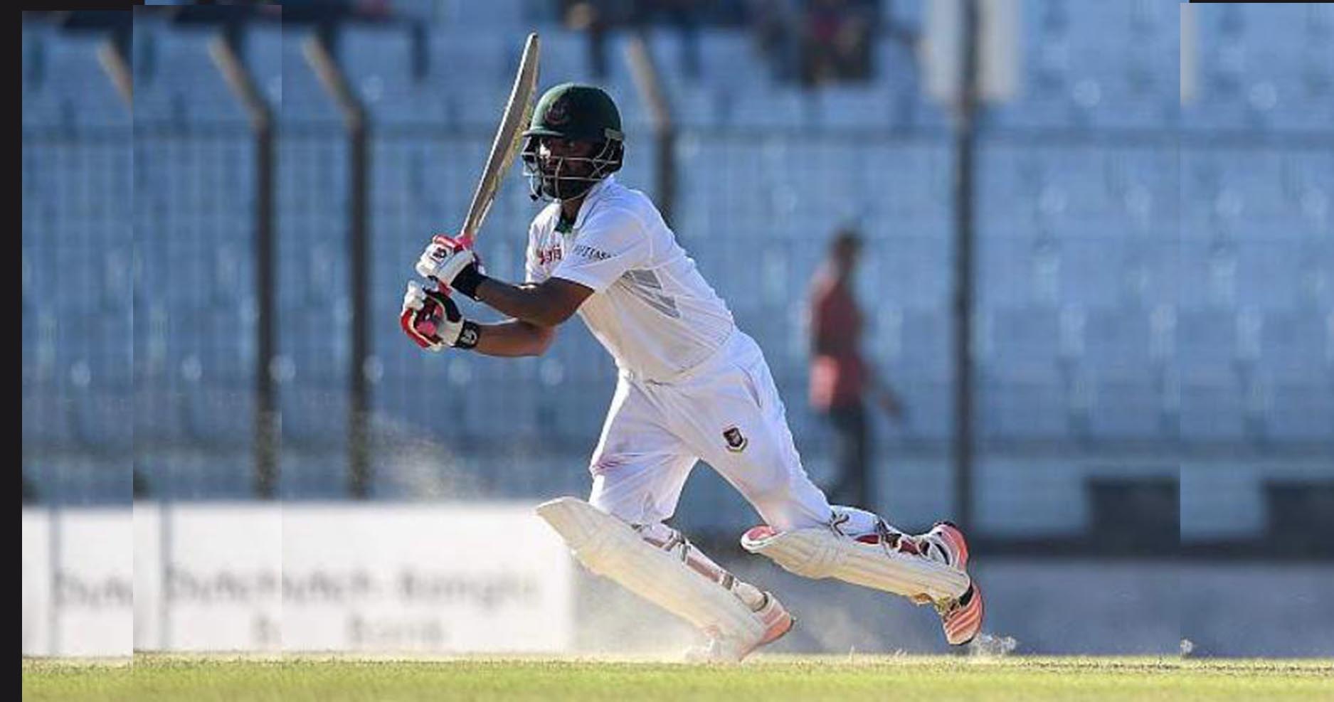 সাকিবের পর মাইলফলক টেস্টে তামিমের ফিফটি