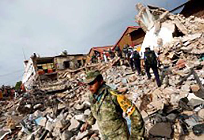 মেক্সিকোতে ভূমিকম্পে মৃতের সংখ্যা বেড়ে ৯০