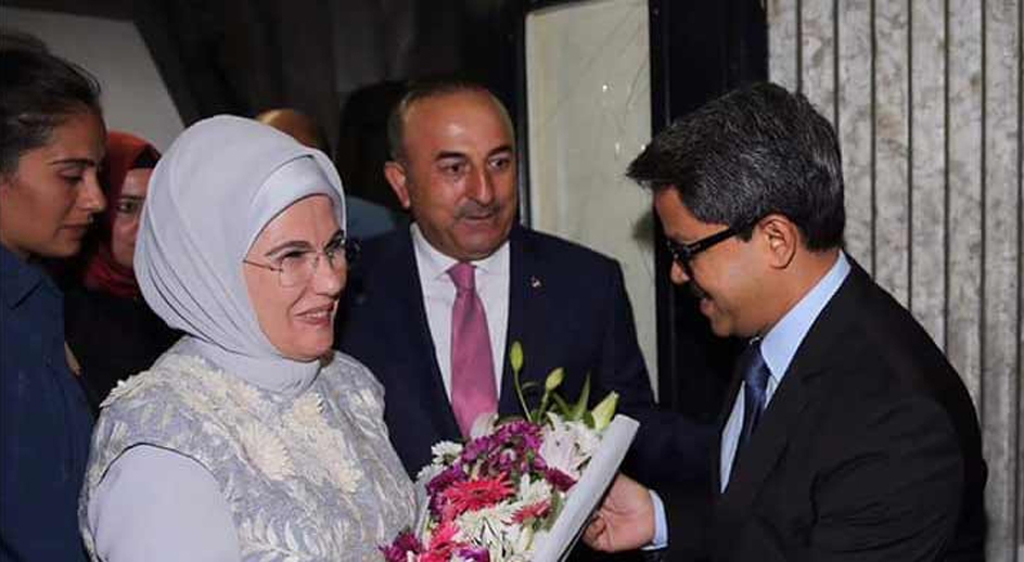 ঢাকা পৌঁছেছেন তুরস্কের ফার্স্ট লেডি