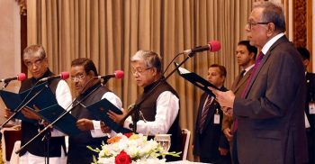 শপথ নিলেন চার মন্ত্রী-প্রতিমন্ত্রী