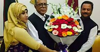 রাষ্ট্রপতিকে ফুলেল শুভেচ্ছা সাংসদ রহিম উল্লাহর