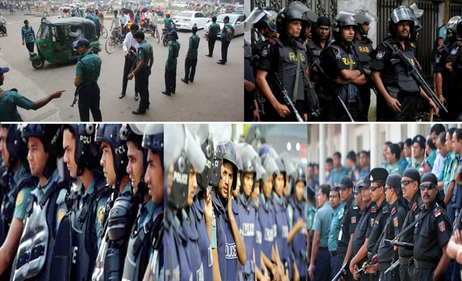 কঠোর নিরাপত্তার জালে ঢাকা