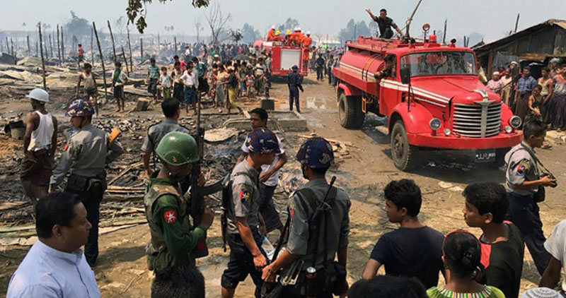 রোহিঙ্গাদের গ্রাম ও জমিজমায় ঘাঁটি বানাচ্ছে মিয়ানমার সেনাবাহিনী
