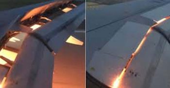 সৌদি আরবের ফুটবল দলকে বহনকারী বিমানের ইঞ্জিনে অগ্নিকাণ্ড