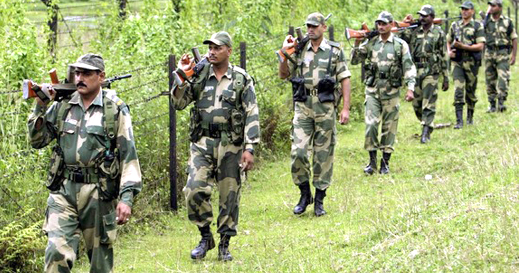 গরু পাচারে বাধা দেওয়ায় বাংলাদেশ সীমান্তে বিএসএফ সদস্যকে কুপিয়ে জখম