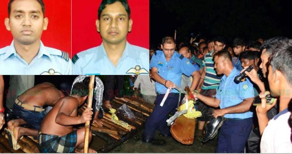 যশোরে বিমান বাহিনীর প্রশিক্ষণ বিমান বিধ্বস্ত,  দুই পাইলট নিহত