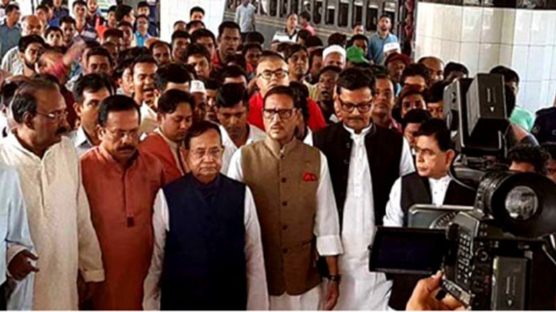 তৃণমূলে উন্নয়ন পৌঁছে দিতে আওয়ামী লীগের ট্রেন সফর