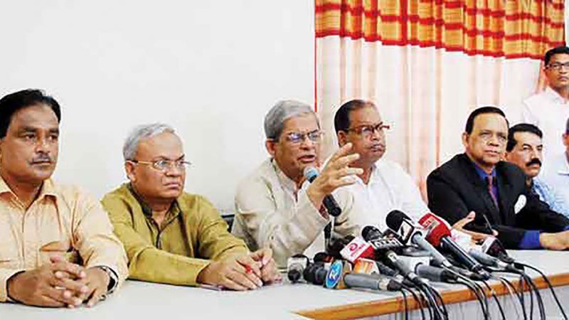 প্রসাশনের অনুমতি না পেলেও শনিবার সমাবেশ করবো আমরাঃ মির্জা ফখরুল