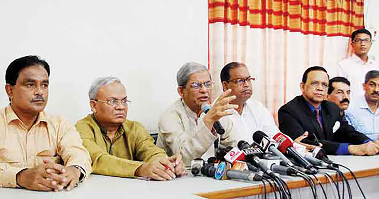 প্রসাশনের অনুমতি না পেলেও শনিবার সমাবেশ করবো আমরাঃ মির্জা ফখরুল