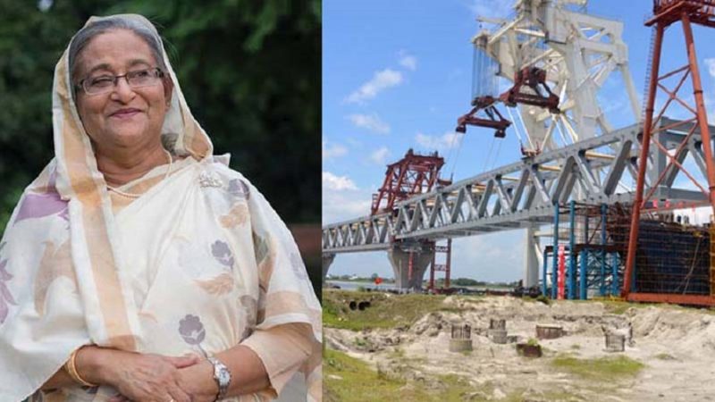 পদ্মা সেতুর কাজের অগ্রগতি পরিদর্শন করবেন প্রধানমন্ত্রী