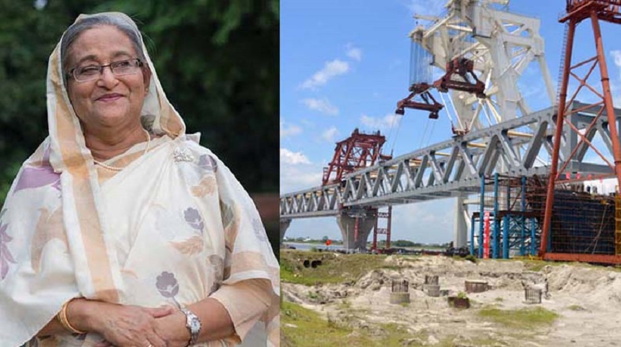 পদ্মা সেতুর কাজের অগ্রগতি পরিদর্শন করবেন প্রধানমন্ত্রী