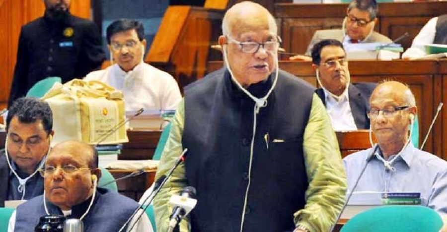 সংসদ থেকে বিদায় নিলেন অর্থমন্ত্রী