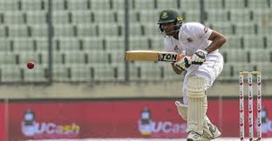 মাহমুদউল্লাহর শতকের পর ইনিংস ঘোষণা