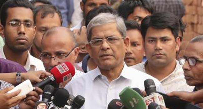 নিরপেক্ষ নির্বাচন হলে জাতীয় ঐক্যফ্রন্ট জয়ী হবেঃ মির্জা ফখরুল