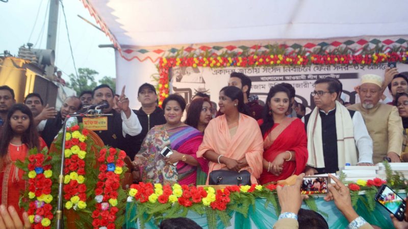 বিরিঞ্চিতে নিজাম হাজারীর  বিশাল নির্বাচনী জনসভা অনুষ্ঠিত