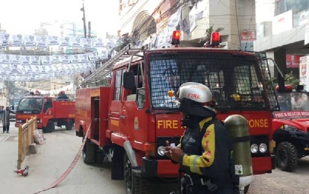 ঐক্যফ্রন্টের কার্যালয়ের ভবনে আগুন