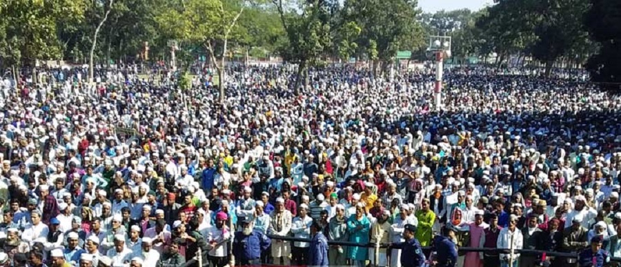শোলাকিয়া মাঠে সৈয়দ আশরাফের জানাজায় জনসমুদ্র