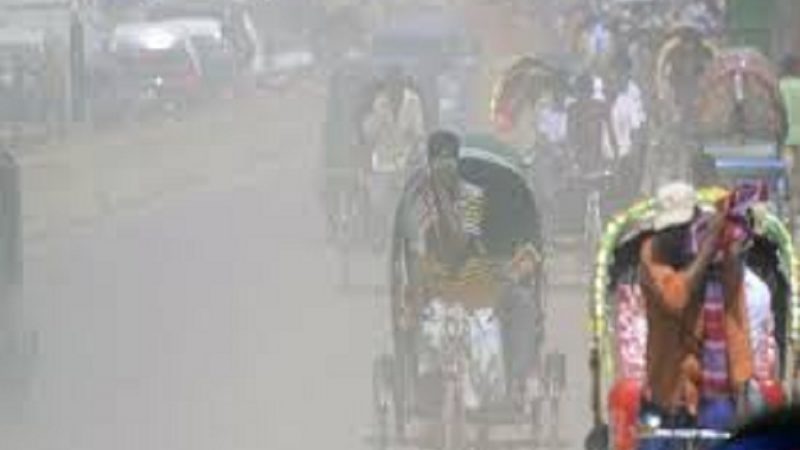 রাজধানীতে পরিবেশ দূষণ বাড়ছে