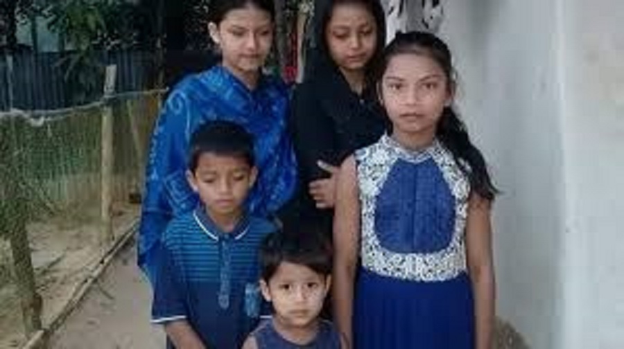 মা কারাগারে  বাবা বিদেশে: ৫ সন্তান অনাহারে