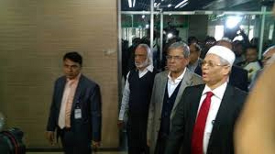 মির্জা ফখরুলের নেতৃত্বে স্মারকলিপি জমা দিতে নির্বাচন কমিশনে গেছেন জাতীয় ঐক্যফ্রন্ট