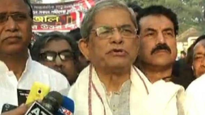 অগ্নিকাণ্ডের ঘটনায় সরকারকে দুষলেন মির্জা ফখরুল