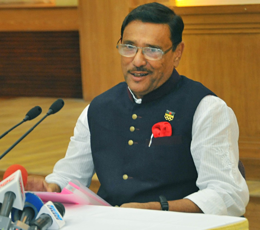 ওবায়দুল কাদেরের স্বাস্থ্যের উন্নতি হচ্ছে