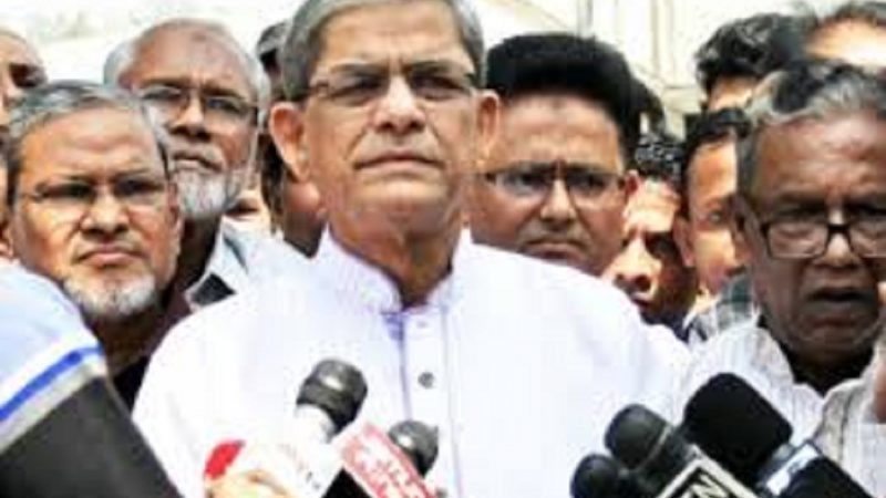 গ্যাসের দাম বাড়ালে জনগণ প্রতিহত করবেঃ মির্জা ফখরুল