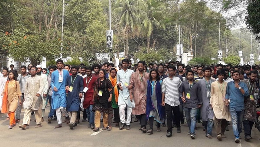 ছাত্রলীগ ছাড়া বাকি সবাই এক!