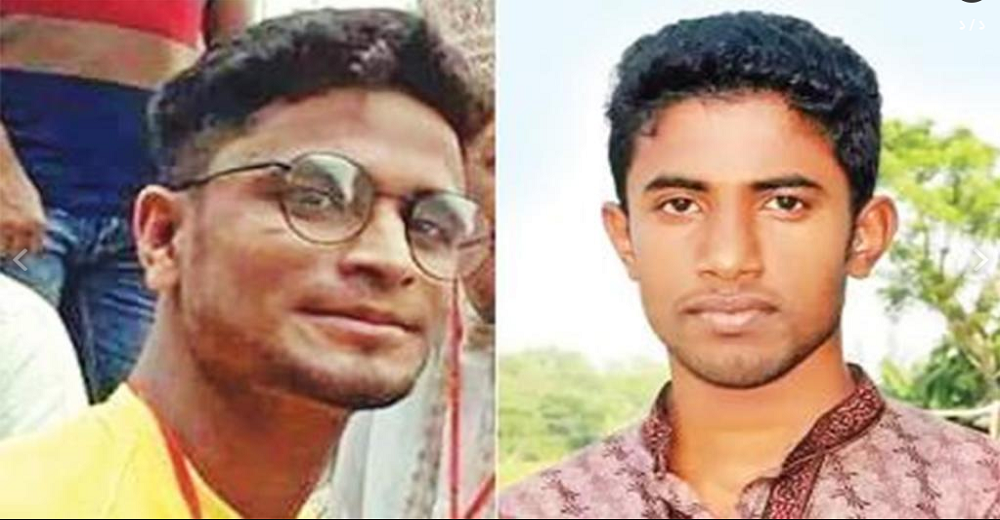 নুর উদ্দিন ও শাহাদাত দায় স্বীকার করে জবানবন্দি দিচ্ছেন