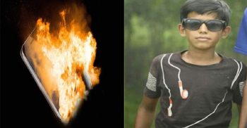 চার্জে রেখে গান শুনার সময় মোবাইল বিস্ফোরণ, কিশোরের মৃত্যু