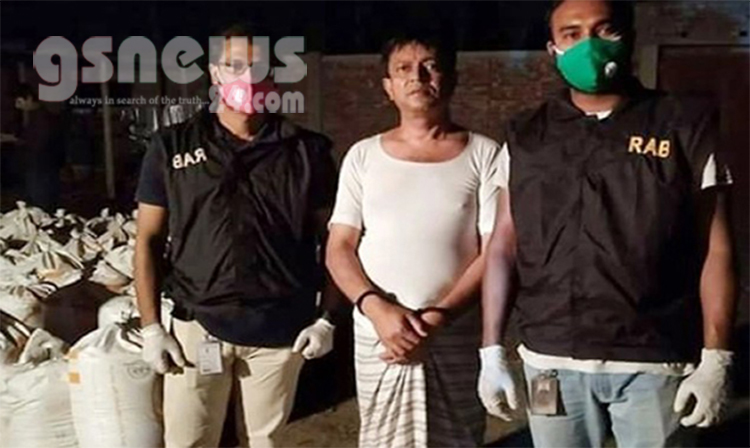 সরকারি ১৬৮ বস্তা চালসহ উপজেলা আওয়ামী লীগের সাধারণ সম্পাদক আটক